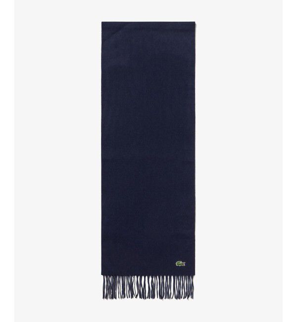 LACOSTE「ホワイトカシミヤマフラー」|マフラー|
