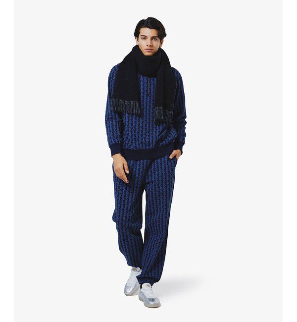 LACOSTE「リバーシブルメリノウールマフラー」|マフラー|