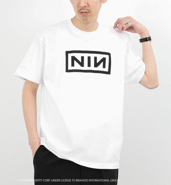 NOLLEY'S goodman「【GOOD ROCK SPEED】Nine Inch Nails バンド プリントTシャツ 26SS」|Tシャツ・カットソー|ホワイト