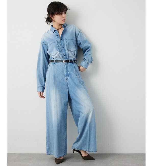  「《セットアップ対応》ライトオンスデニムパンツ」|デニム|