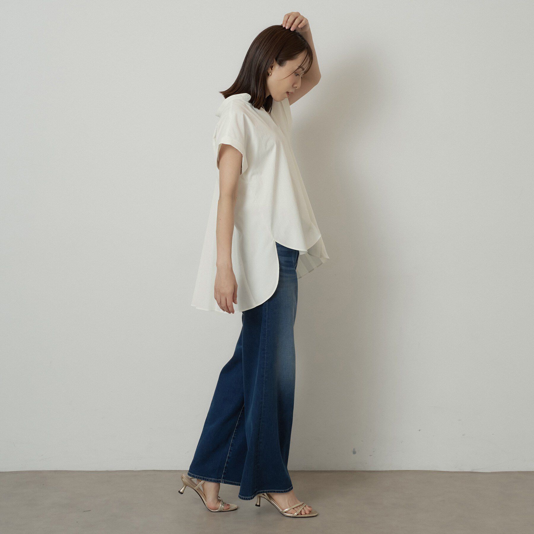UNTITLED「【多機能付き】バックプリーツデザインブラウス」|シャツ・ブラウス|
