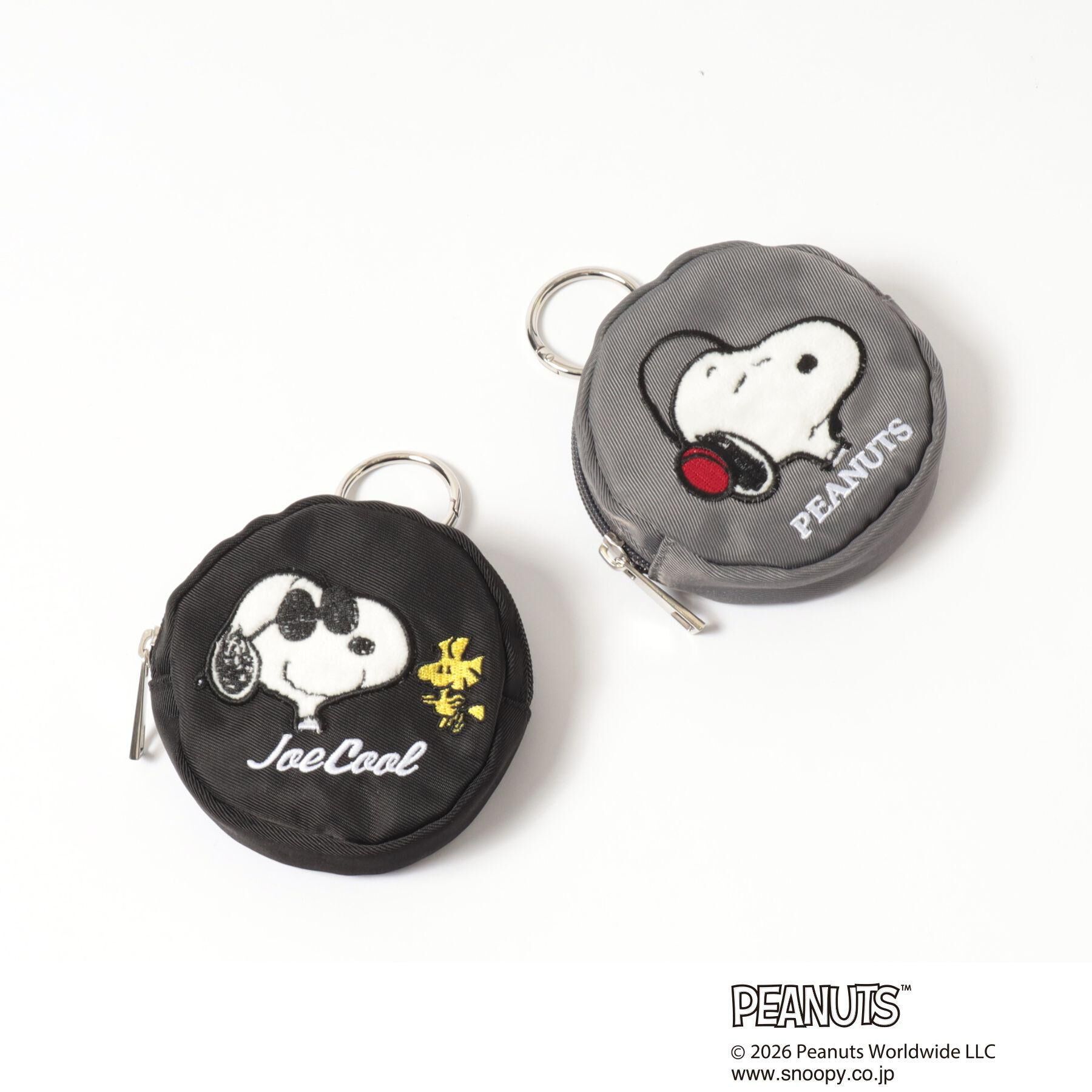 grove「【PEANUTS】撥水サークルポーチ」|キーケース|
