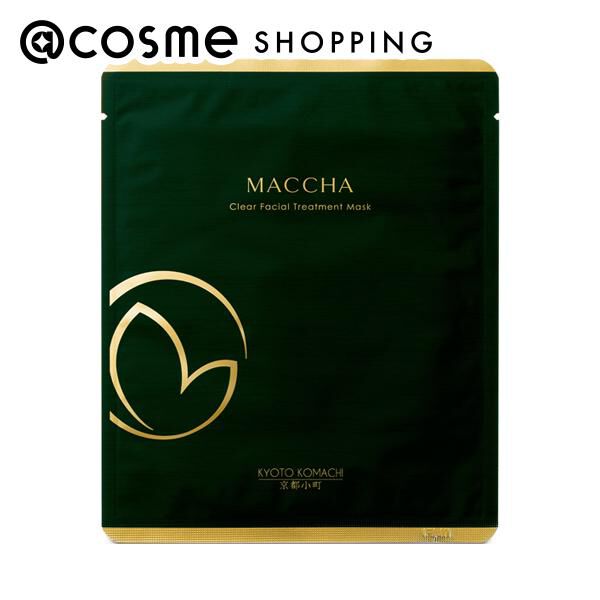 京都小町「京都小町 抹茶クリアフェイシャルトリートメントマスク (25mL&times;5枚入り)」|フェイスマスク・パック|その他