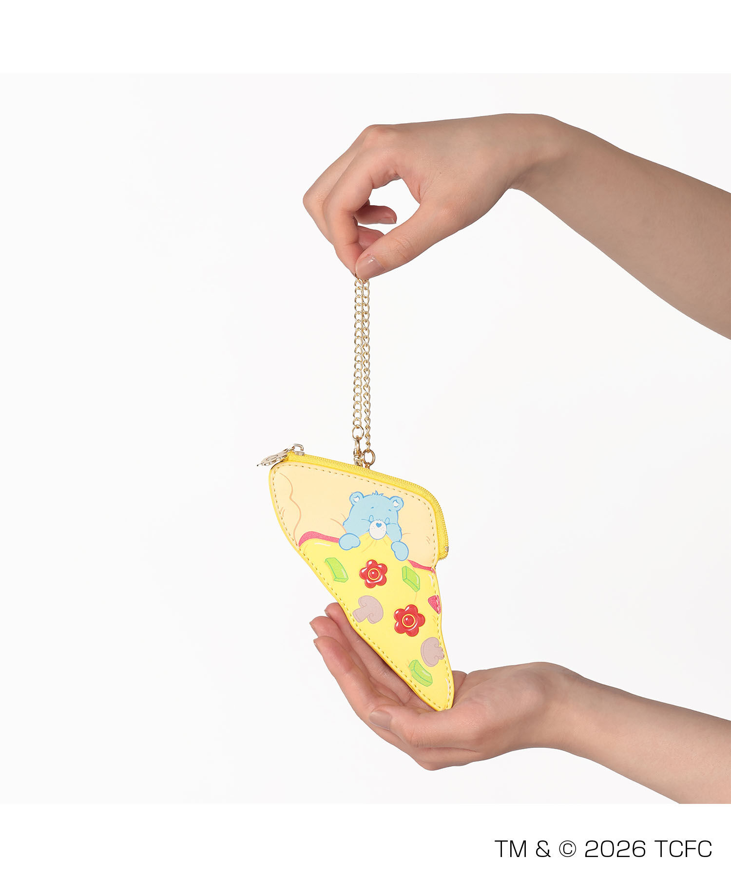 MARY QUANT「Care Bears(TM) ピザ ダイカットポーチ」|ポーチ|
