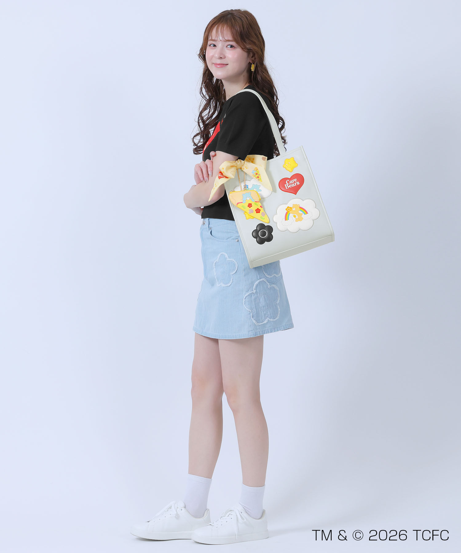 MARY QUANT「Care Bears(TM) ピザ ダイカットポーチ」|ポーチ|