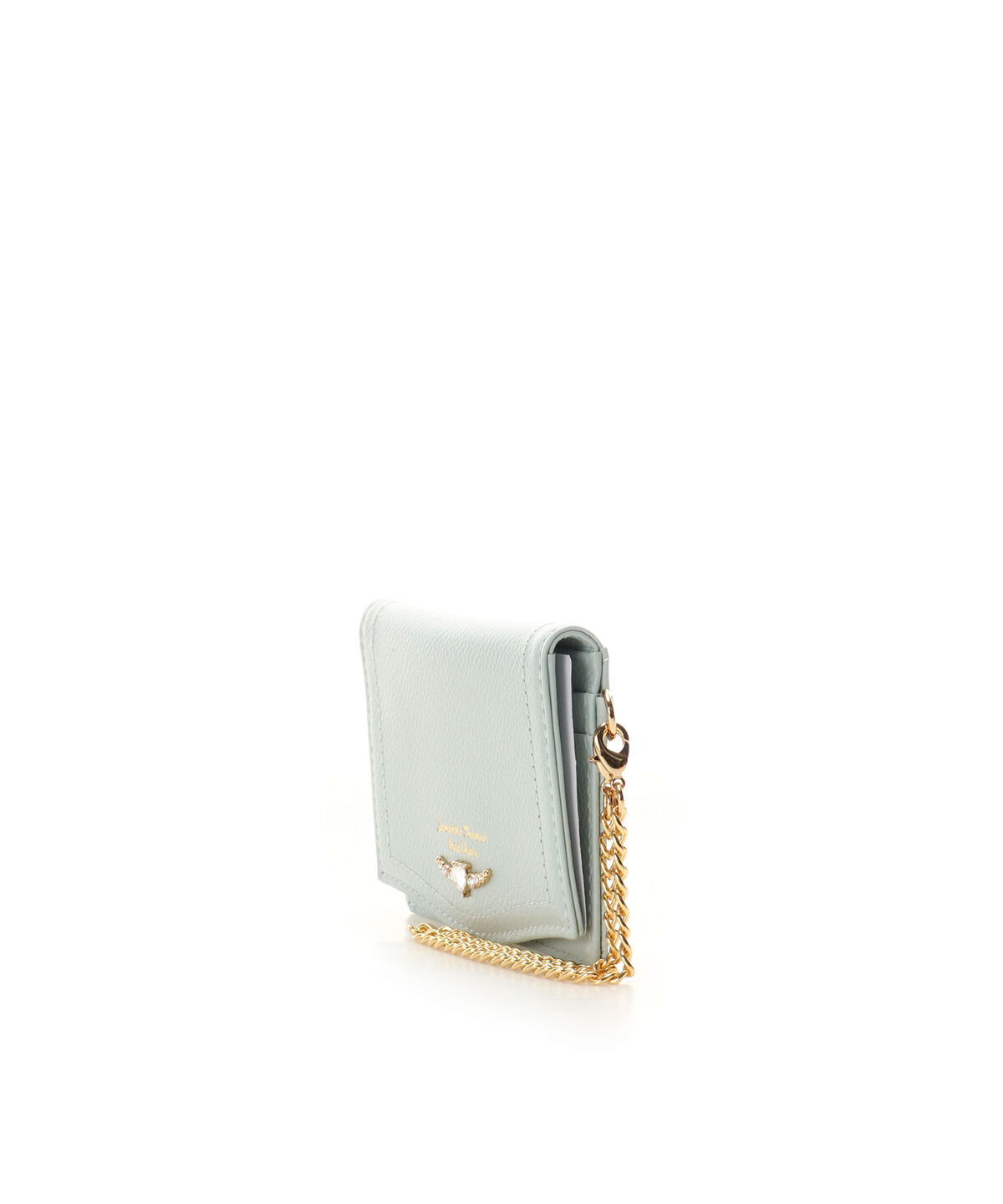 Samantha Thavasa Petit Choice「クリアハートビジュー パスケース」|定期入れ|