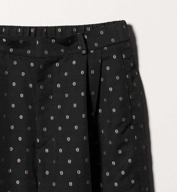 UNITED ARROWS「フラワー ジャガード 2タック ワイドパンツ ‐ウォッシャブル‐」|その他|