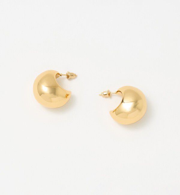 UNITED ARROWS「クレセントムーン ピアス」|ピアス|GOLD
