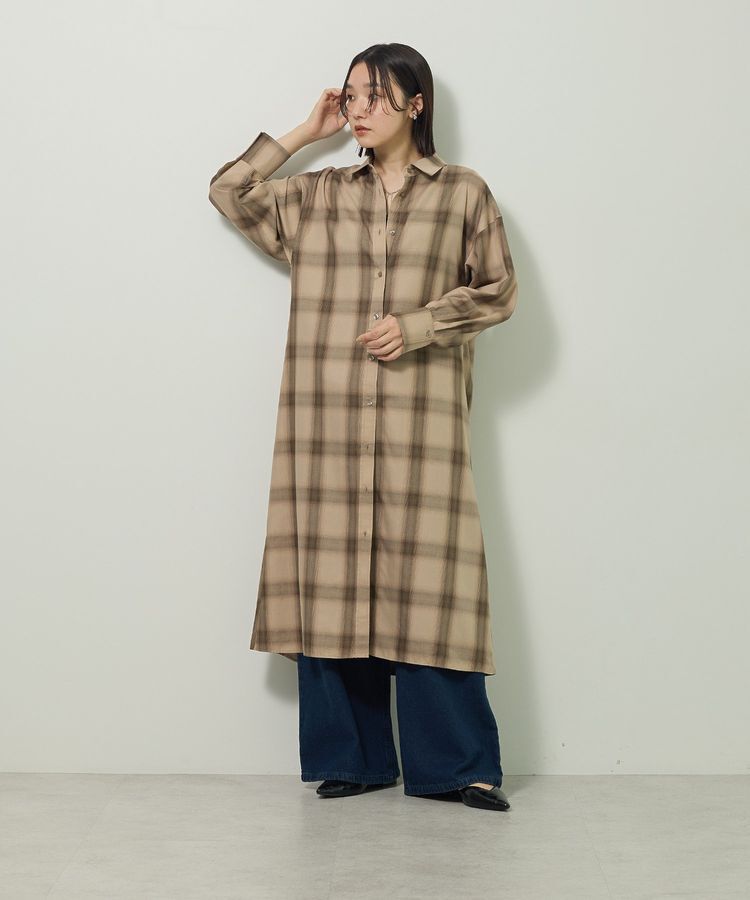 Green Parks「ロングシャツワンピース」|ワンピース|