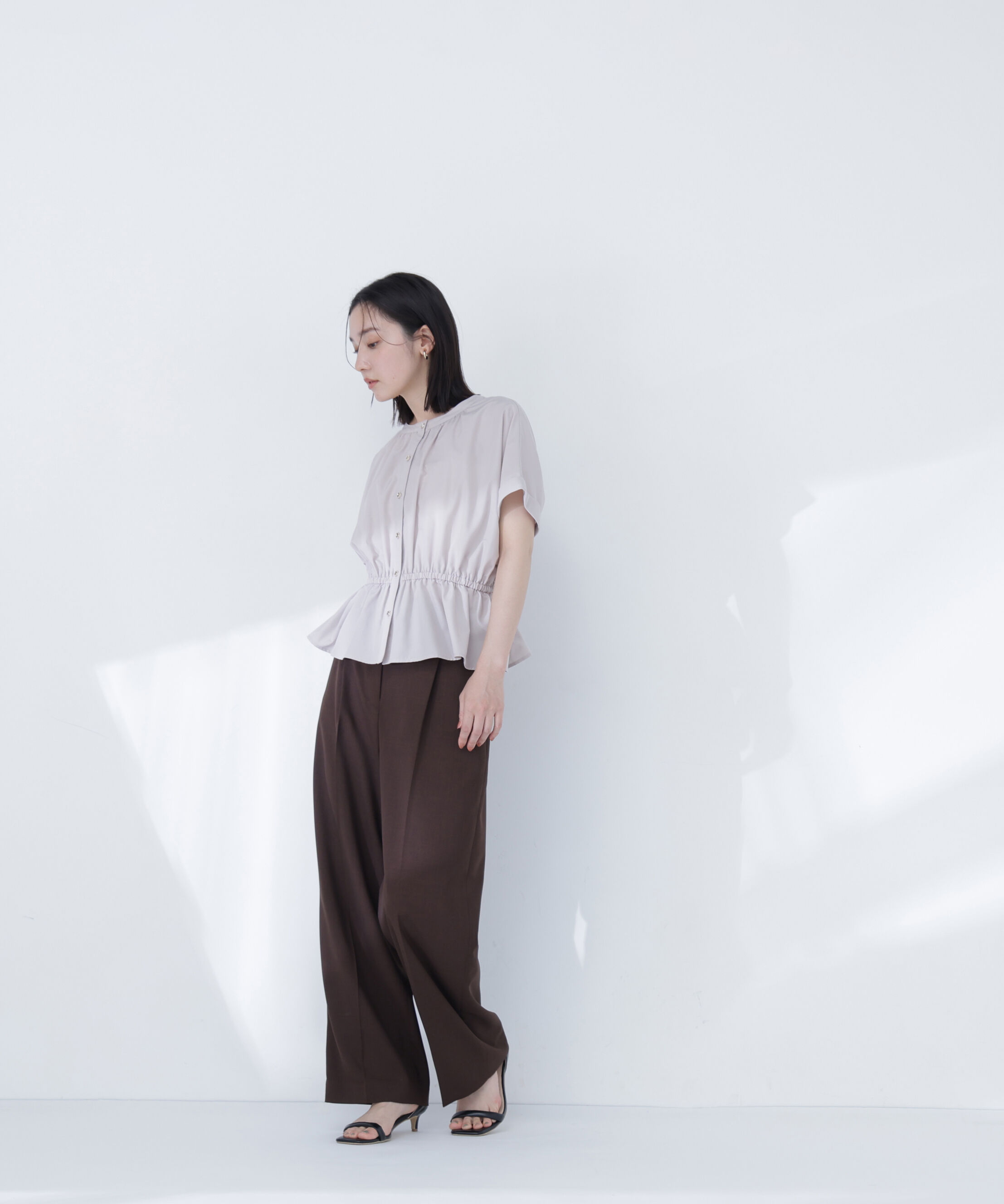  「〈ちょうど、いい服〉きゅっとふわっと。全部盛りブラウス」|シャツ・ブラウス|