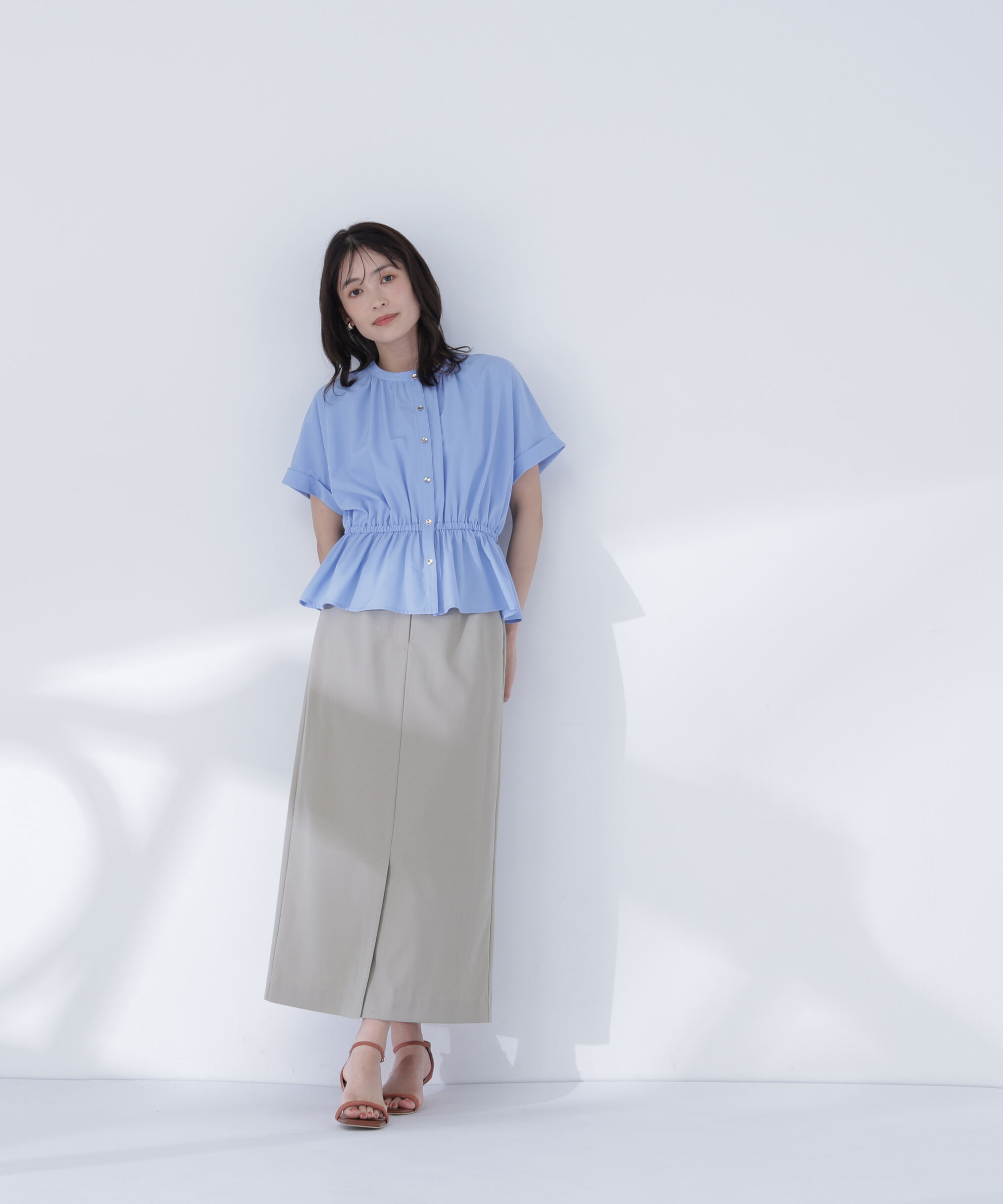  「〈ちょうど、いい服〉きゅっとふわっと。全部盛りブラウス」|シャツ・ブラウス|
