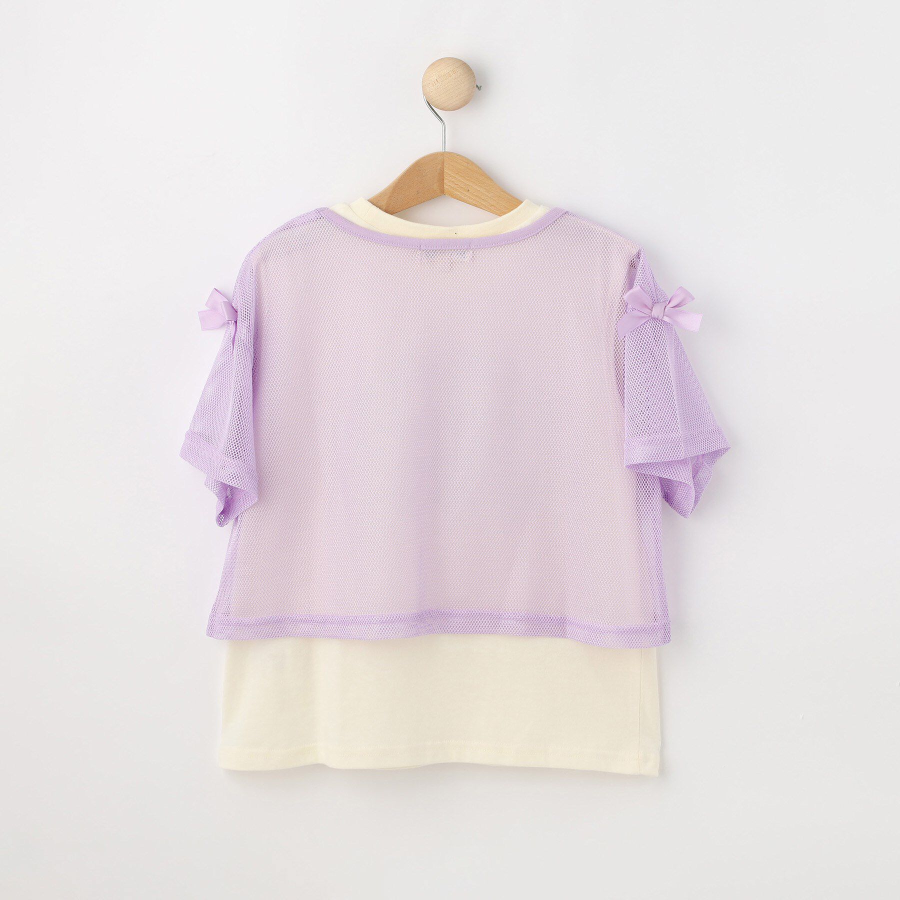 SHOO･LA･RUE「【130-150cm/2点セット】メッシュセットプルオーバー」|その他|