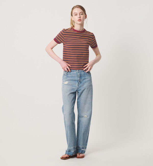 California General Store「＜CGS.＞マルチ ボーダー Tシャツ ウィメンズ」|Tシャツ・カットソー|