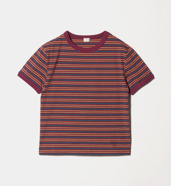 California General Store「＜CGS.＞マルチ ボーダー Tシャツ ウィメンズ」|Tシャツ・カットソー|