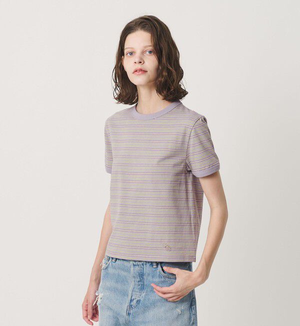 California General Store「＜CGS.＞マルチ ボーダー Tシャツ ウィメンズ」|Tシャツ・カットソー|