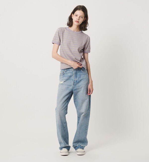 California General Store「＜CGS.＞マルチ ボーダー Tシャツ ウィメンズ」|Tシャツ・カットソー|
