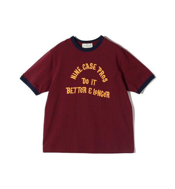 SHIPS for women「SHIPS NINE CASE:〈洗濯機可能〉プリント リンガー TEE」|Tシャツ・カットソー|