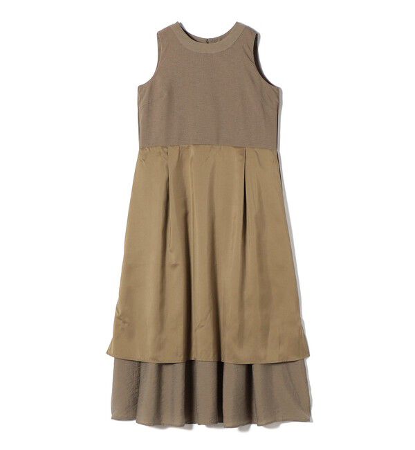 SHIPS for women「〈手洗い可能〉シルク混 シアー ノースリーブ ワンピース」|ワンピース|