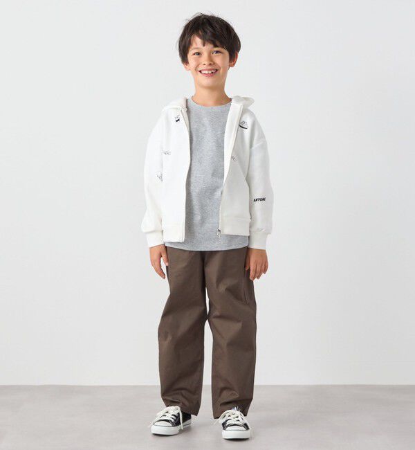 SHIPS any「SHIPS any:〈洗濯機可能〉ポンチ デザイン ジップ パーカー <KIDS>」|パーカー|