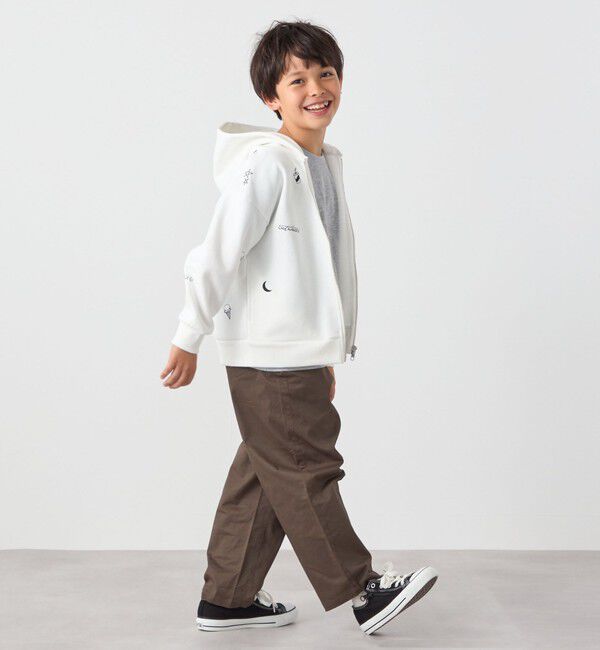 SHIPS any「SHIPS any:〈洗濯機可能〉ポンチ デザイン ジップ パーカー <KIDS>」|パーカー|