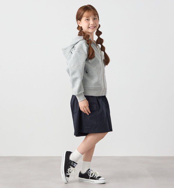 SHIPS any「SHIPS any:〈洗濯機可能〉ポンチ デザイン ジップ パーカー <KIDS>」|パーカー|