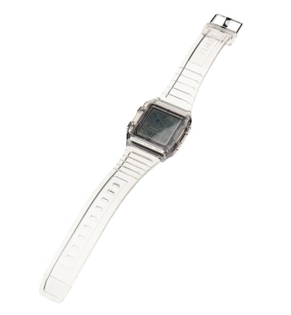 HIROB「TIMEX Q LCA x-tw2w45200 Clear トランスパレント」|腕時計|
