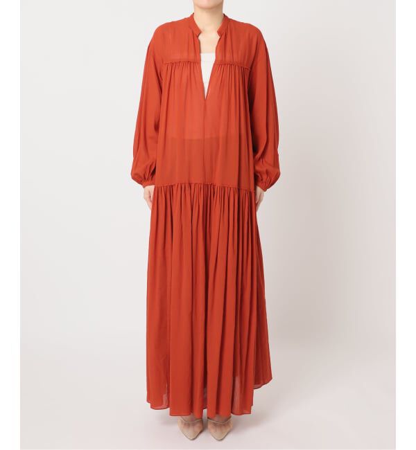 Cotton chiffon maxi ワンピース（Plage）｜ルミネのファッション通販