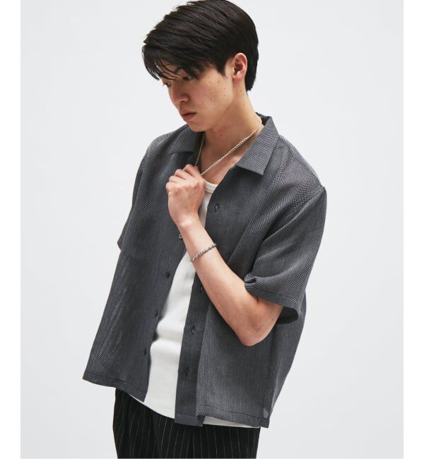 JOURNAL STANDARD「シャンブレー メッシュ レギュラー 半袖 シャツ」|シャツ・ブラウス|
