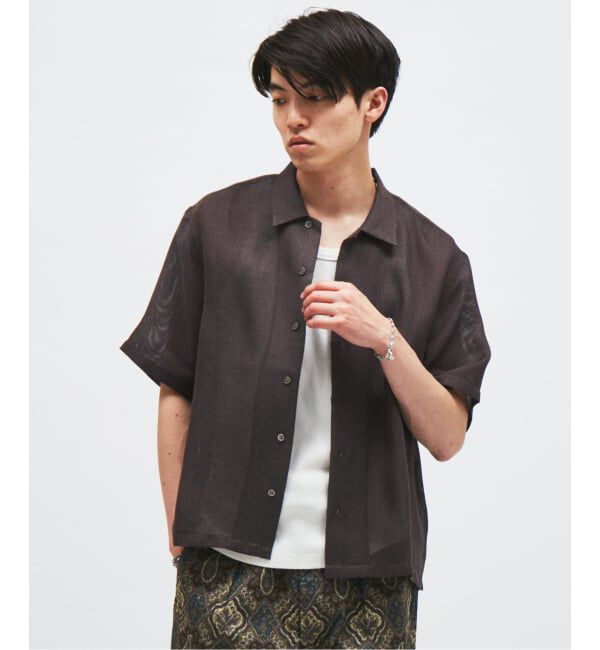 JOURNAL STANDARD「シャンブレー メッシュ レギュラー 半袖 シャツ」|シャツ・ブラウス|