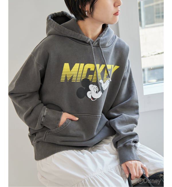 Spick and Span「《WEB限定追加》GOOD ROCK SPEED x Spick 別注 MICKEY  /  SWEAT」|パーカー|ブラック A