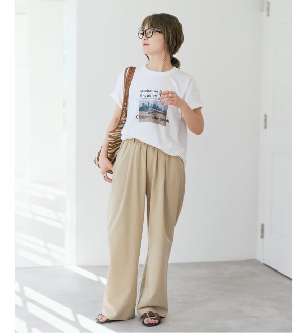 Spick and Span「ANGE IN DISGUISE/アンジ イン ディスガイズ Manhattan Beach Brooklyn」|Tシャツ・カットソー|