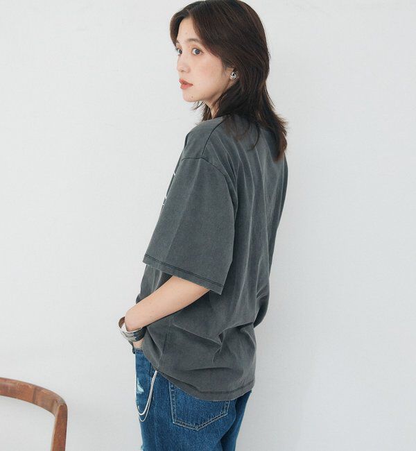  「予約【A・MONN】【綿100%/オーバーサイズ】ON SWITCH tee」|Tシャツ・カットソー|
