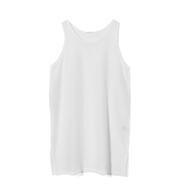 MIDIUMISOLID「MIDIUMISOLID for Ladies レイヤードシアーワンピース」|ワンピース|オフホワイト