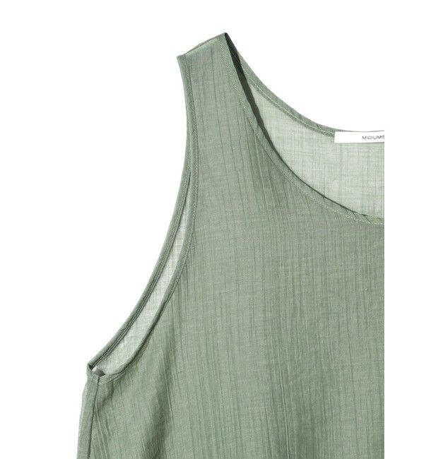 MIDIUMISOLID「MIDIUMISOLID for Ladies レイヤードシアーワンピース」|ワンピース|