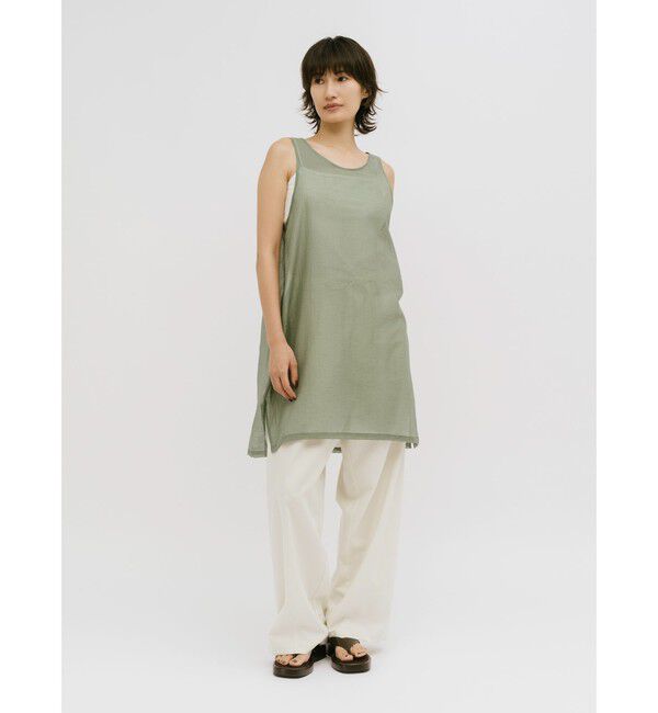 MIDIUMISOLID「MIDIUMISOLID for Ladies レイヤードシアーワンピース」|ワンピース|