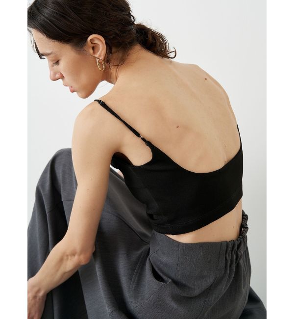 ELENDEEK「BACK OPEN PAD CAMI」|キャミソール|