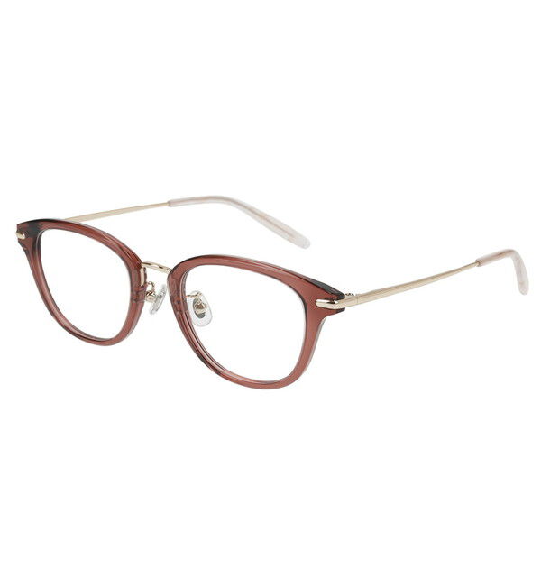  「ウェリントン型 メガネ｜軽量 チタン プラスチック Zoff CLASSIC レンズ交換券付き」|メガネ|ブラウン