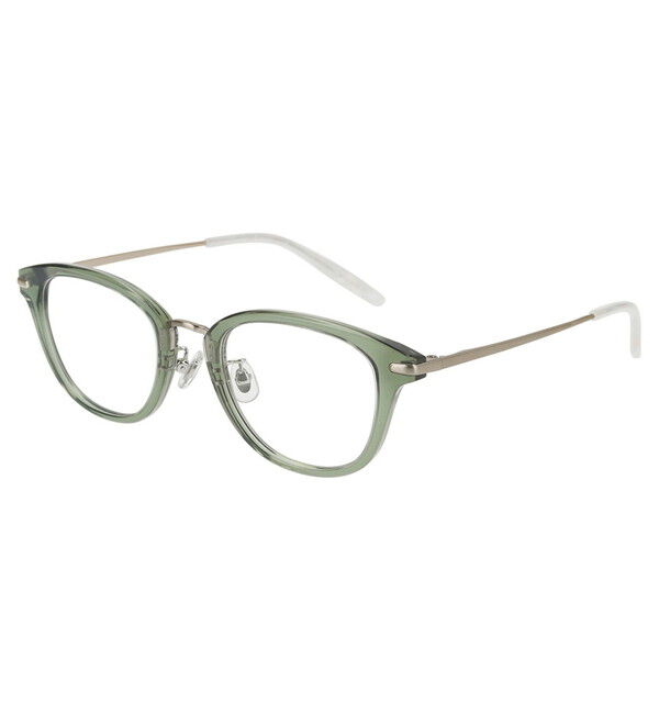  「ウェリントン型 メガネ｜軽量 チタン プラスチック Zoff CLASSIC レンズ交換券付き」|メガネ|グリーン