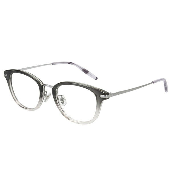  「ウェリントン型 メガネ｜軽量 チタン プラスチック Zoff CLASSIC レンズ交換券付き」|メガネ|ブラック系その他