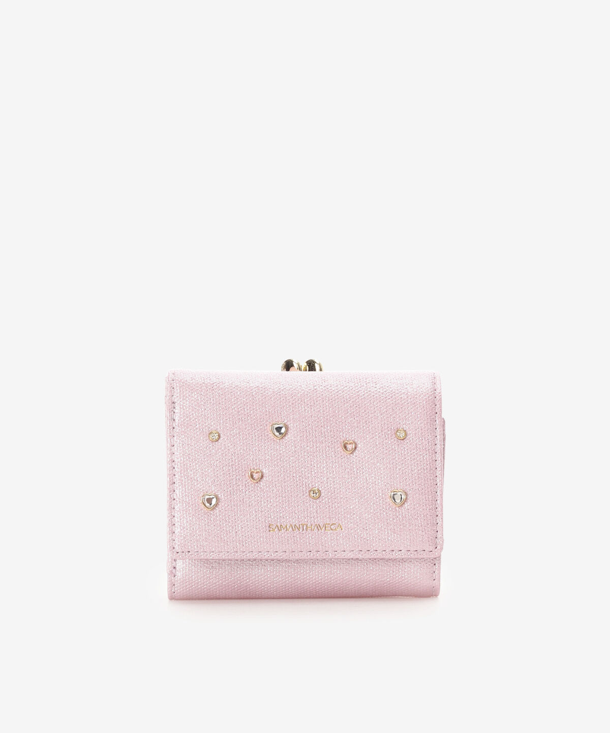 Samantha Vega「■ｵﾝﾗｲﾝｼｮｯﾌﾟ&一部店舗限定■ﾊｰﾄｼﾞｭｴﾘｰﾌﾗｯﾀｰ折」|財布|ラベンダー