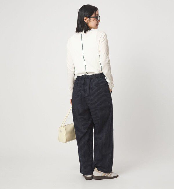 UNITED ARROWS green label relaxing「【WEB限定】＜at ease＞シアーテレコ ロングスリーブ カットソー」|Tシャツ・カットソー|
