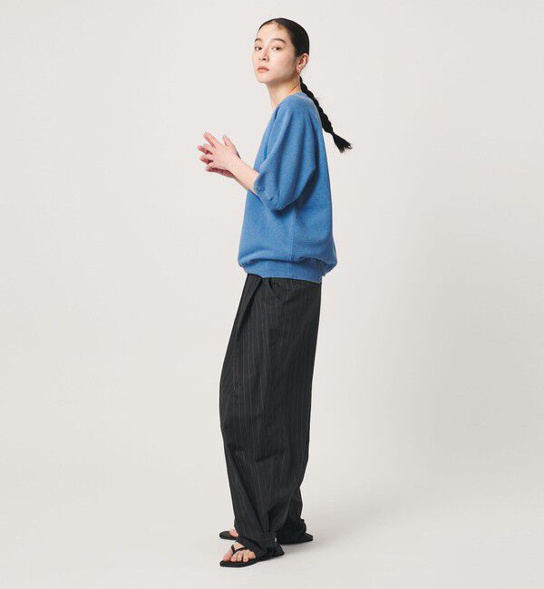 BEAUTY&YOUTH UNITED ARROWS「コットン裏毛 ショートスリーブ スウェットプルオーバー」|スウェット・ジャージ|