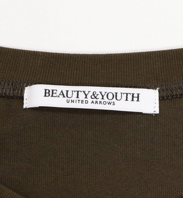 BEAUTY&YOUTH UNITED ARROWS「【WEB限定】レースコンビ ノースリーブカットソー」|Tシャツ・カットソー|