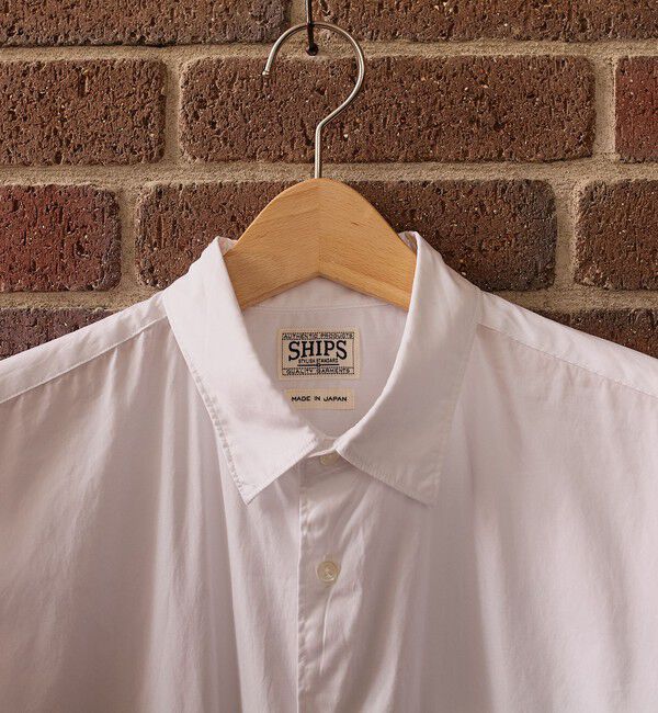 SHIPS「SHIPS: AUTHENTIC ベーシック レギュラーカラー シャツ」|シャツ・ブラウス|