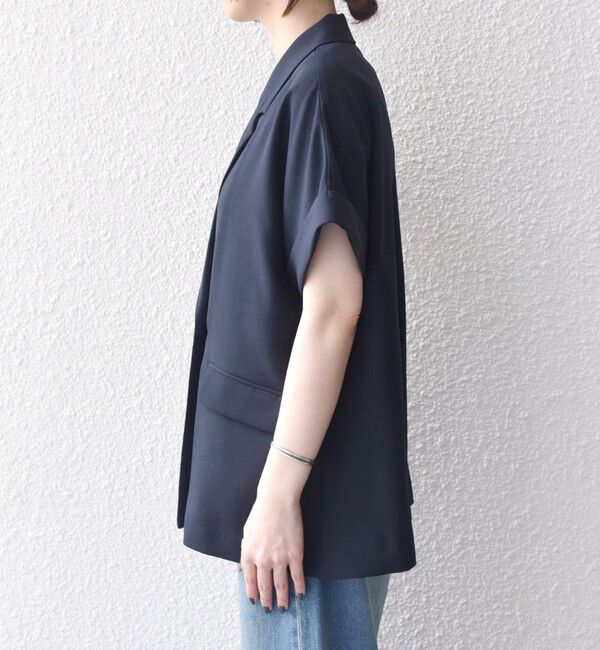 SHIPS Colors 「SHIPS Colors:〈手洗い可能〉クリスピー ダブルブレスト 5分袖 ジャケット2◇」|その他|