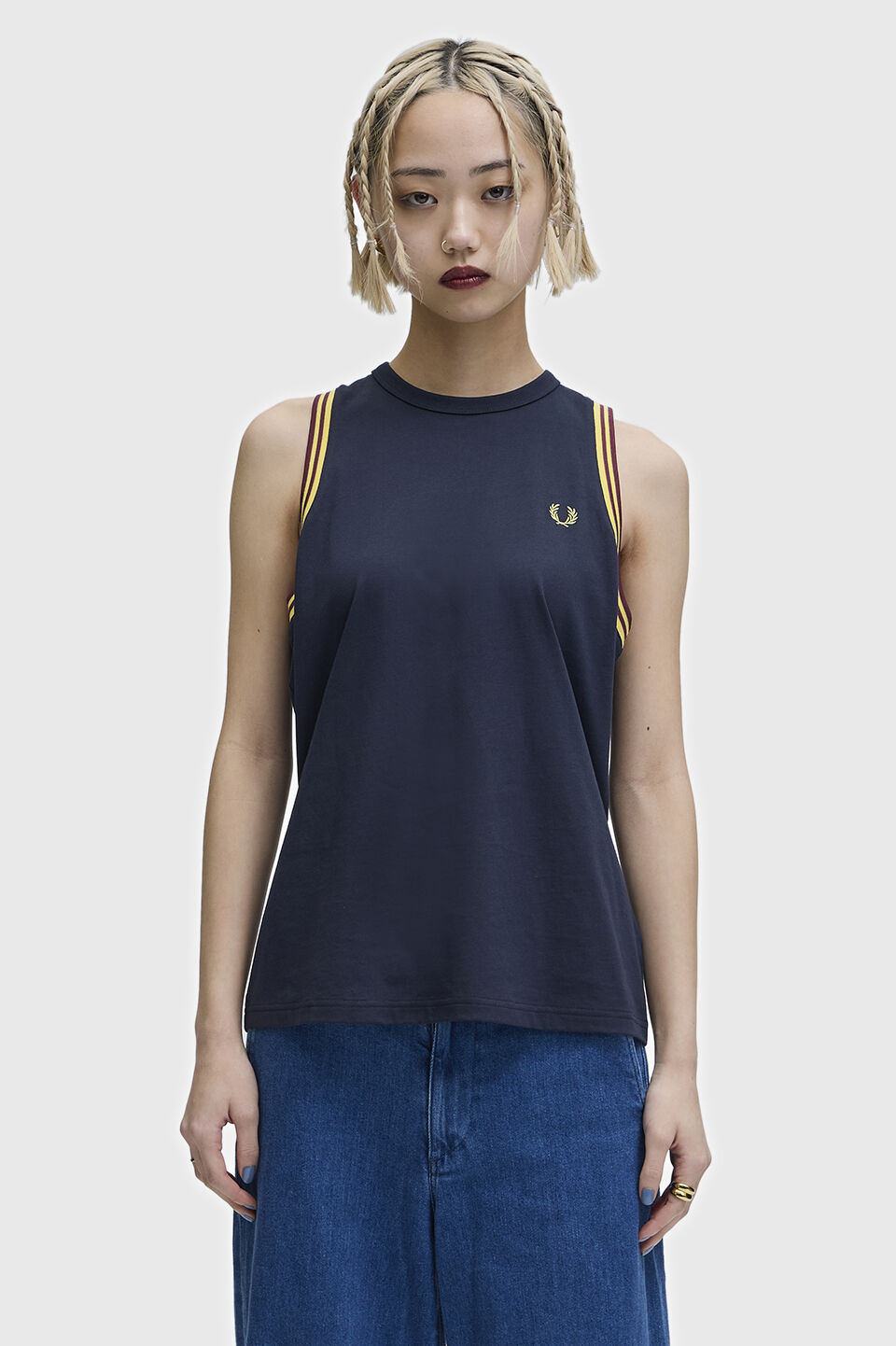 FRED PERRY 「Tipped Tank／ティップラインタンクトップ」|タンクトップ|