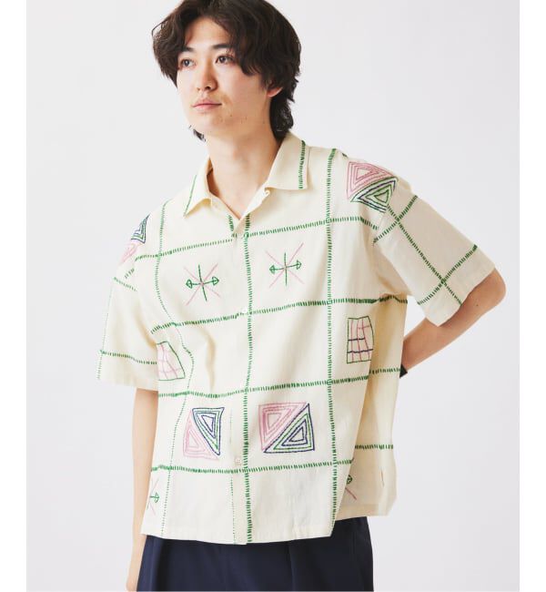 JOURNAL STANDARD relume「エンブロイダリー オープンカラー 半袖シャツ」|シャツ・ブラウス|