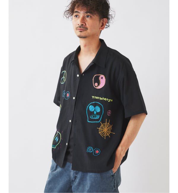 JOURNAL STANDARD relume「エンブロイダリー オープンカラー 半袖シャツ」|シャツ・ブラウス|