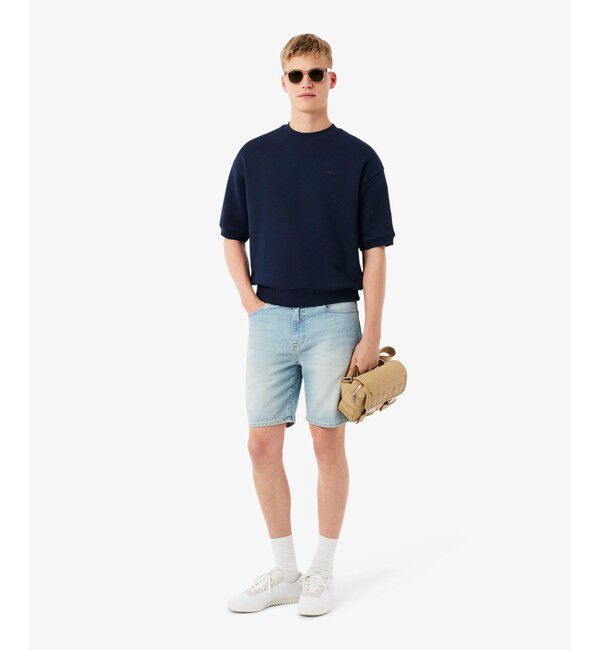 LACOSTE「サスティナブル半袖スウェット」|スウェット・ジャージ|