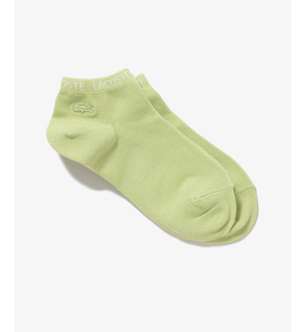 LACOSTE「ネームジャカードワニロゴパッチくるぶし丈ソックス 22-24cm」|ソックス|